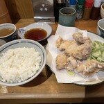 やき鳥 宮川 - から揚げ定食