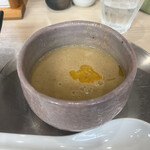 ラーメン専科 竹末食堂 - つけ汁。超濃厚