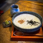 そば処 喜多原 - そばの実と大和芋とろろ 560円