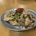 大衆肉酒場 赤羽 ふじ屋 - もつ皿ミックス白