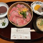 すき焼きと牛まぶし ももしき - 