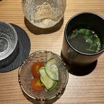 炭火串焼 鶏魚 - 