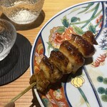 炭火串焼 鶏魚 - 