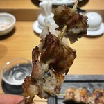 炭火串焼 鶏魚 - 