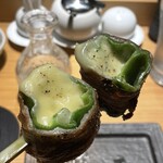 炭火串焼 鶏魚 - 