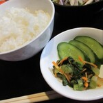 おいしい台所12カ月 - ご飯は半分でお願いしました