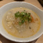 東京夜市 - お通しは鮭の粕汁