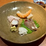 ブリコール - お刺身の盛り合わせ