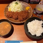 とんかつ丸一 - とんかつ定食　1900円税込
