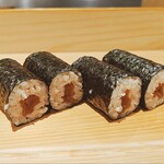 鮨 歴々 - 追加・干瓢細巻き