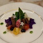 マレドラート - サラダ　見た目が非常に美しいです