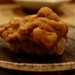 鮨 やすみつ - 馬糞雲丹