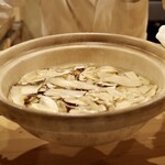 鮨 やすみつ - 長野県 松茸のお吸い物