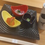 銀座 聖起 - 前菜3種