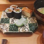 銀座 聖起 - 巻物・味噌汁・香の物