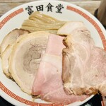 松戸中華そば 富田食堂 - 料理写真:チャーシュー濃厚つけめん（並）