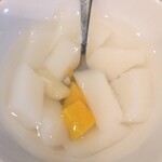 錦華楼 - セットの杏仁豆腐