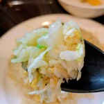 錦華楼 - セットの半野菜チャーハンリフト
