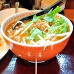 錦華楼 - セットの半ごまラーメン