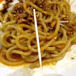 寿限無 担々麺 - 太麺の太さ