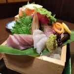 和食居酒屋 旬門 - 刺身５点盛り