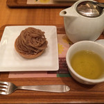 Nana's green tea - 栗あんのモンブラン&宇治煎茶