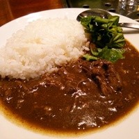 御肉 平川 - [ランチ]お肉入りカレー(800円)　牛肉の味がカレーを上回っています！