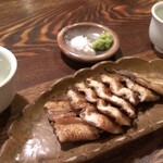 あなごめしうえの - あなごの白焼き（冷酒を添えて✨）