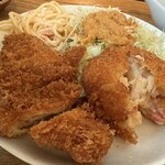 キッチン 高山 - チキンカツ シーフードクリームコロッケ