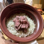 くろぎ - お肉と玉ねぎのご飯