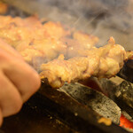 寿司と焼き鳥大地 - 焼き台