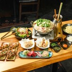 寿司と焼き鳥大地 - コース料理一例