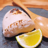 北新地平八 - ふく白子焼き