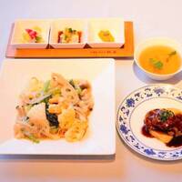 海鮮あんかけ焼きそばセット