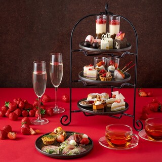 【12～2月限定】「いちご×ショコラ」のアフタヌーンティー