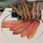 かに道楽 京都伏見店 - しゃぶしゃぶの身、追加