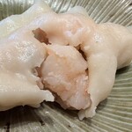 餃子といえば芭莉龍 - エビ水餃子の中身