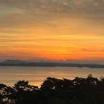 大観荘 - 松島湾　日の出　間近