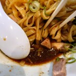 中華そば 大誠商店 - つけダレの様子