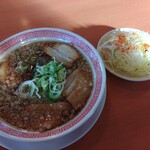 幸楽苑 - 郡山ブラック＆トッピング