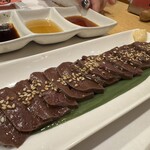 和っ家 - 馬レバー刺し