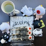 あずきや 安堂 - 砂：鬼太郎こりゃたいへんなごちそうだな
      鬼：みんな水木さんのおごりだよ
      泣：おらあこんなごちそうは生まれてはじめてだよ