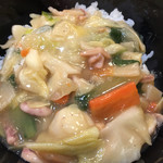すき家 - 海鮮中華丼450円