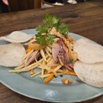 チャムズキッチン - シンプルな青パパイヤサラダ