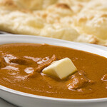 ガネーシュ - 料理写真:バターチキンとナン