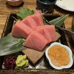 京橋 二刀流 - 中トロのお造り　大トロと間違うくらい❗️