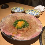 北新地 焼肉 はま正 - ユッケはこんな美味しいものがあるのかと感動で涙がでそう