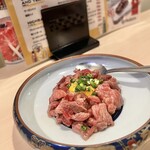 焼肉 神田精肉店 - レアステーキユッケ　