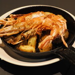 赤海老のオーブン焼き / Garlic shrimp