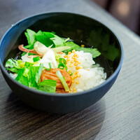 アルモニービアン - トッピングしながら食べる